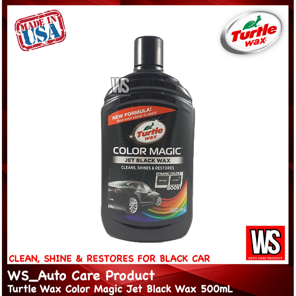Turtle Wax Color Magic Jet Black Wax 500mL | Shopee Malaysia