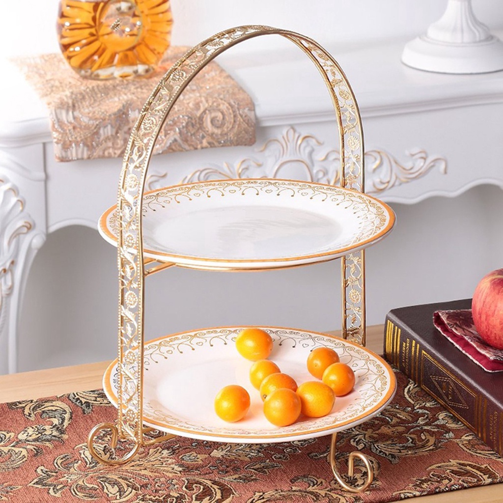 3 tier rectangular top serving platter