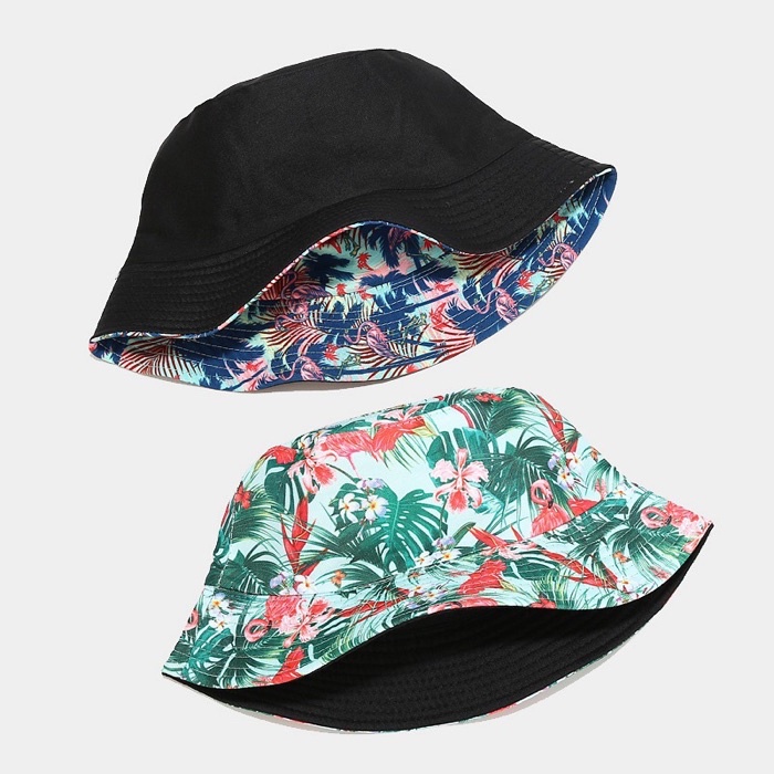 2022Spring Vintage Bucket Hat For Women Panama Summer Sun Hats Men  Reversible Fisherman Hat Beach Fishing Sunscreen Hip hop Caps