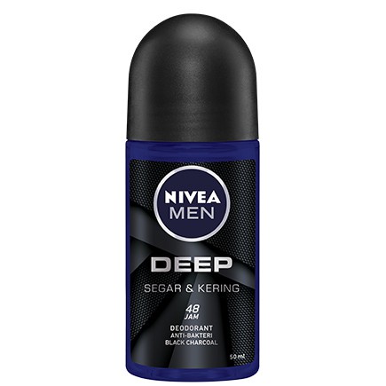 Nivea Men Deodorant roll on Deep Segar & Kering 50ml | Shopee Malaysia