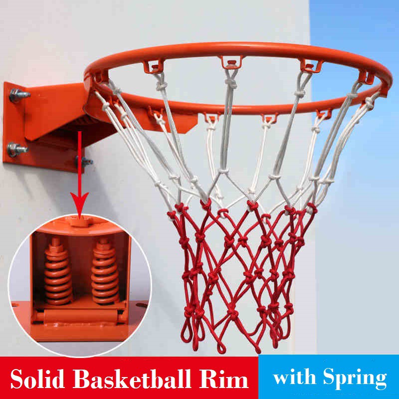 solid basketball rim with SPRING premium standard suitable for home and ...