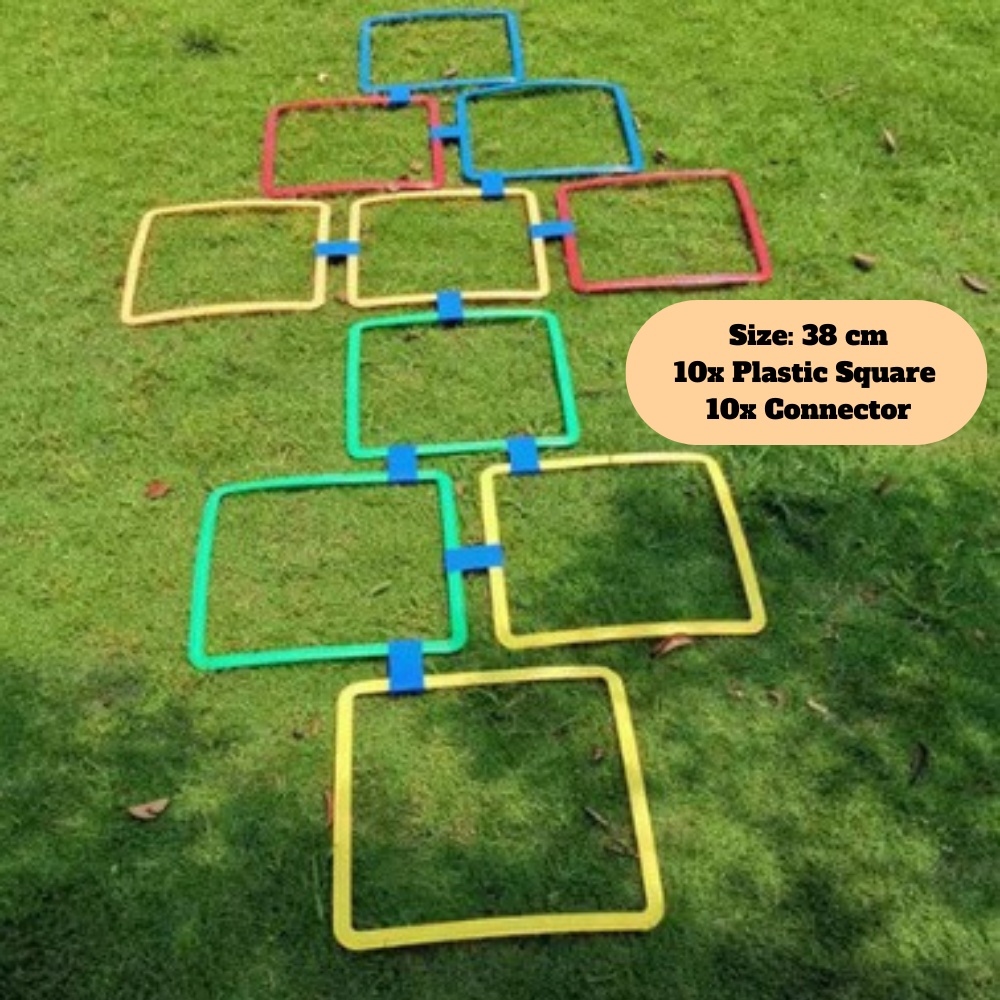 HLS Kids Adult Play Game Hopscotch Jumping Ring Children Education Toys ...