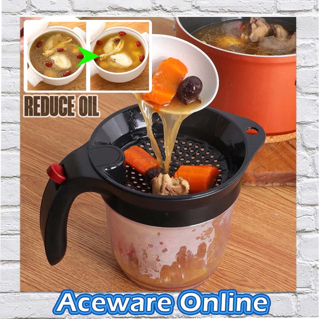 Soup Oil Separator Filter Bottom Release Measuring Cup Soap Curry Oil ...