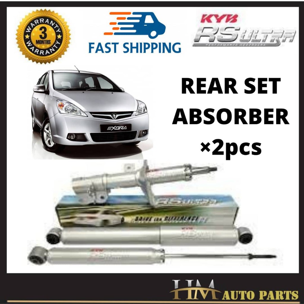 PROTON EXORA (1SET 2PCS) HEAVY DUTY REAR SHOCK ABSORBER (GAS) KAYABA ...
