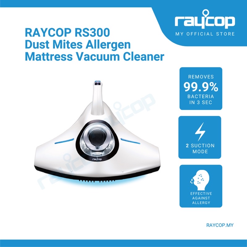 Raycop RS300 Dust Mites Allergen Mattress Vacuum Cleaner + 2 YEARS