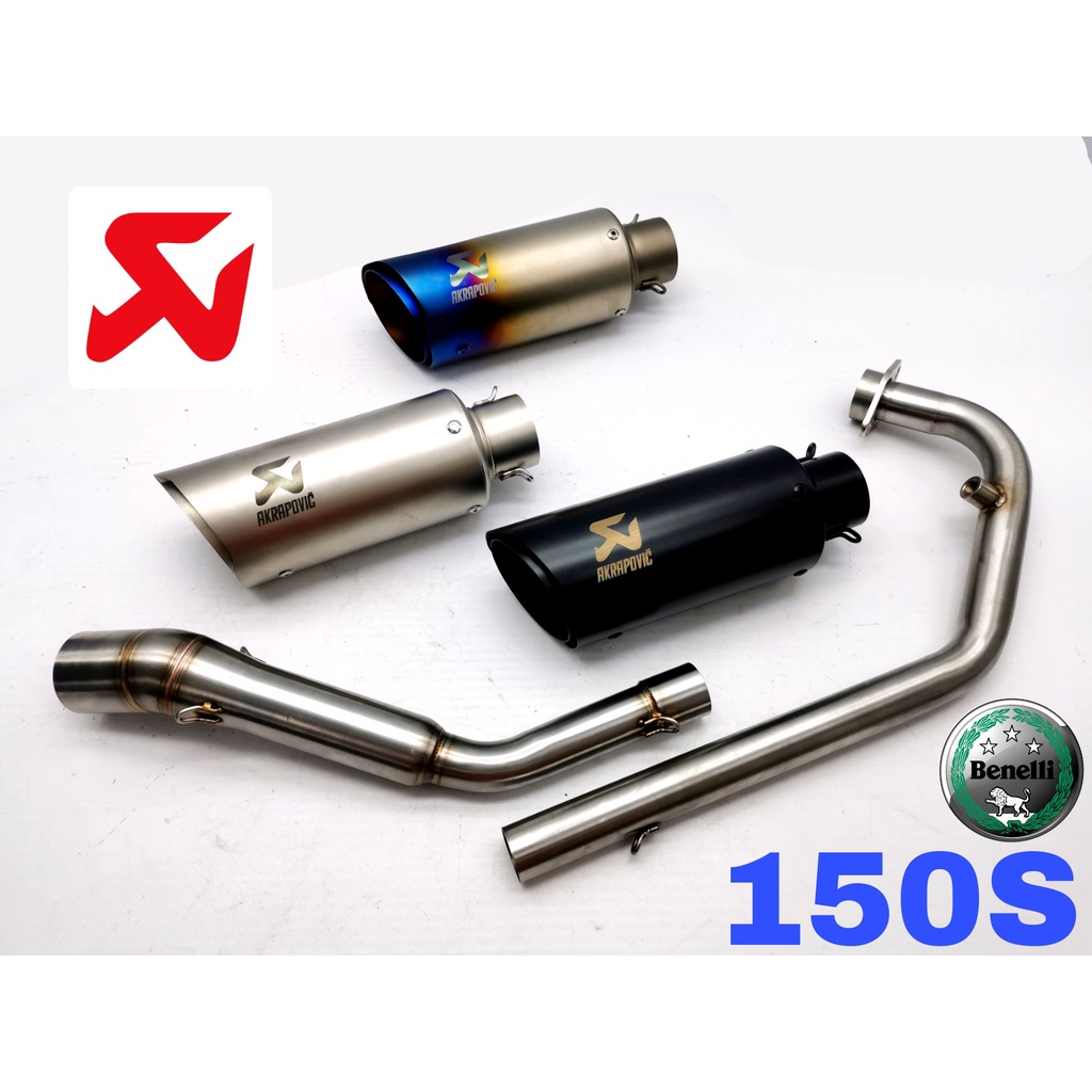 Exhaust Benelli 150S Ekzos Tabung Power Boom 150 S Muffler Akrapovic