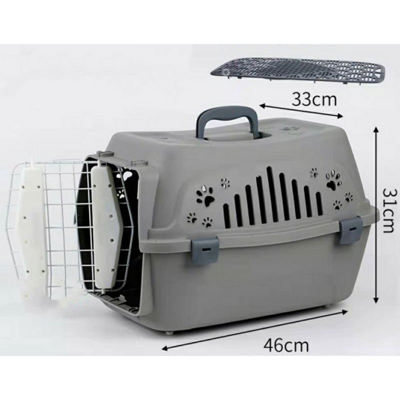 Ready Stock Pet Carrier Cat Dog Travel Box Pet Cage Shopee Malaysia