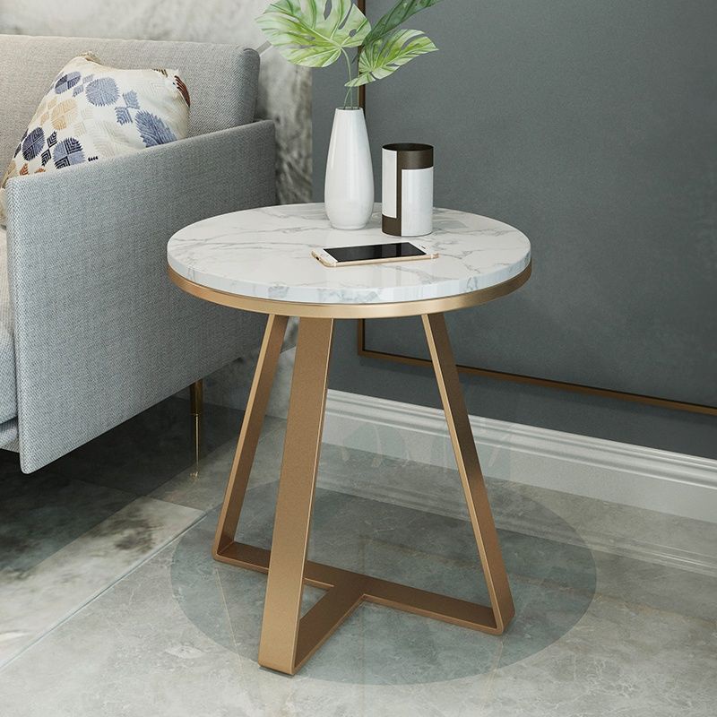 Nordic marble side table combination light luxury sofa corner table