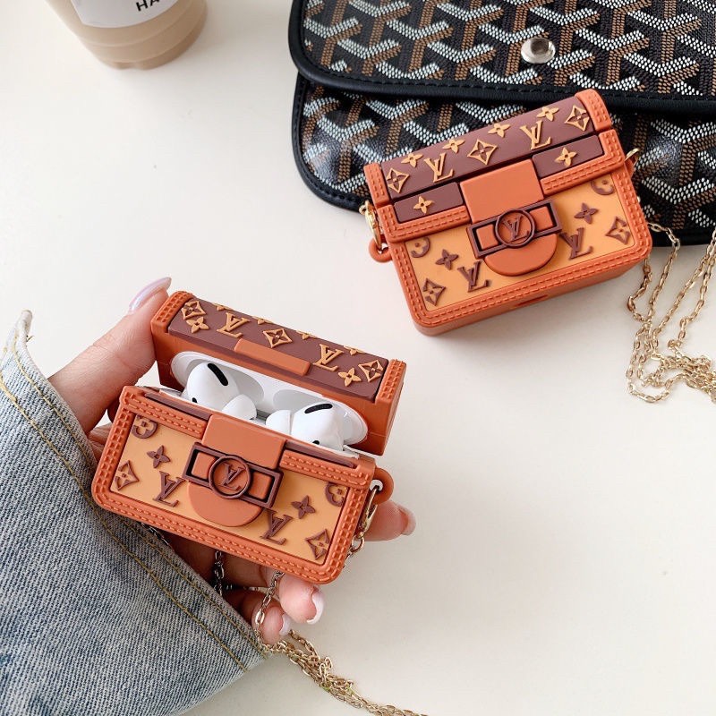 [Ready Stock💕]Luxury Brand LV Louis Vuitton AirPod Case Gen1/2 Fashion Ins  Style Inpod Cover Protector