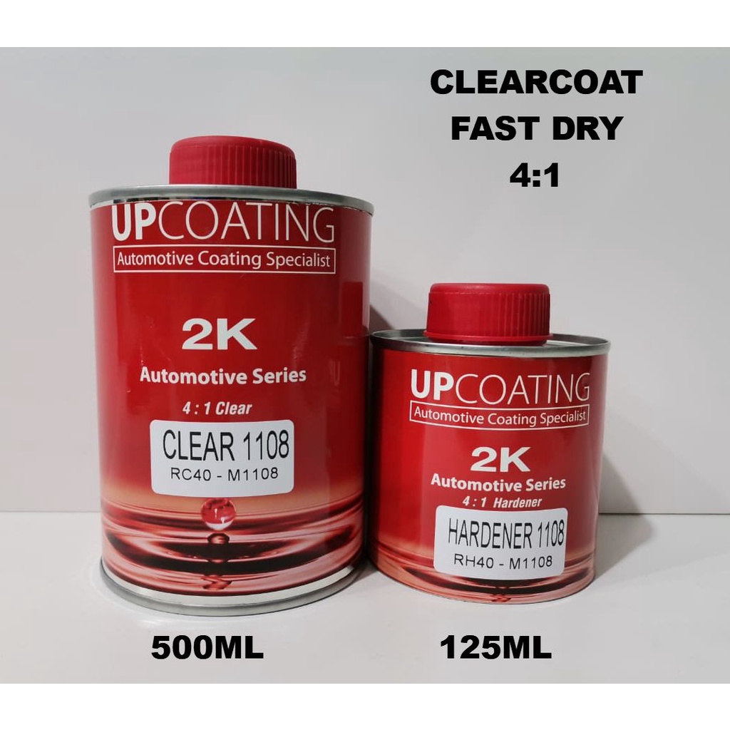 2K CLEAR 41 FAST DRY CLEARCOAT 1108/500ML/CLEAR KILAT CEPAT KERING CAT