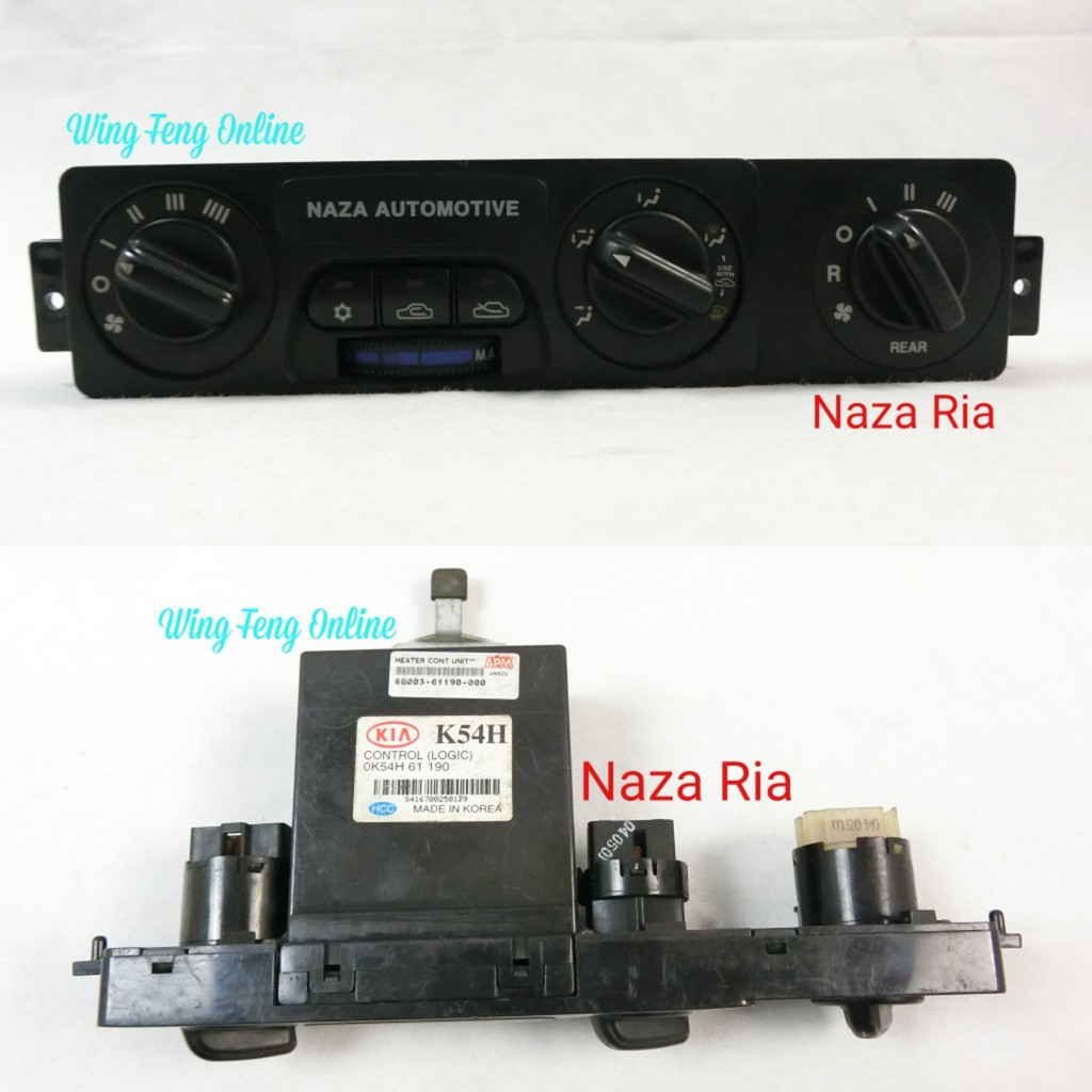 Genuine Naza Ria Kia Carnival Aircond Control Panel Switch Climate Unit