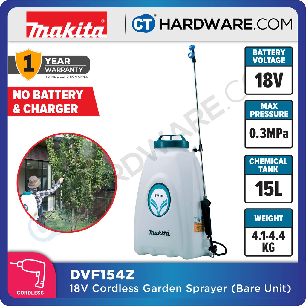 Makita bvf154 garden sprayer 18v new arrivals