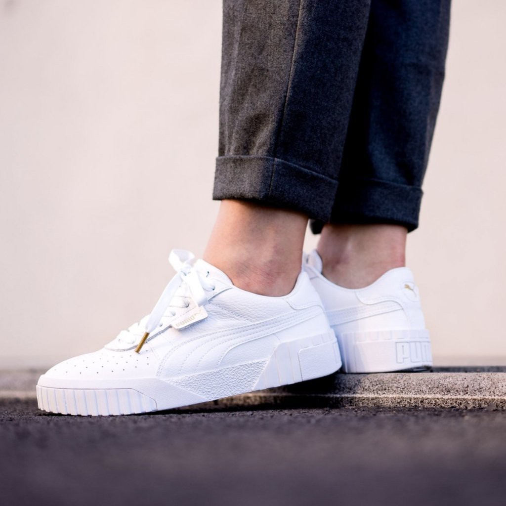 Puma cali fashion all on sale white