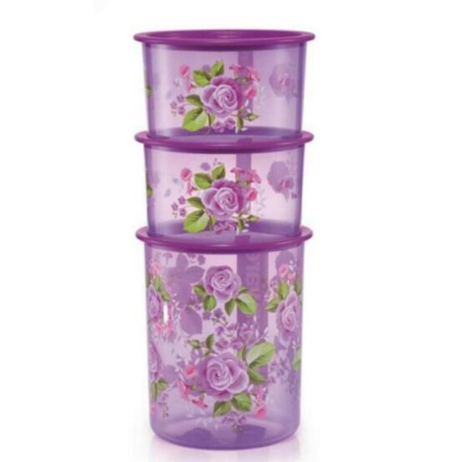 TUPPERWARE Royal Rose One Touch (3 Pcs) | Shopee Malaysia