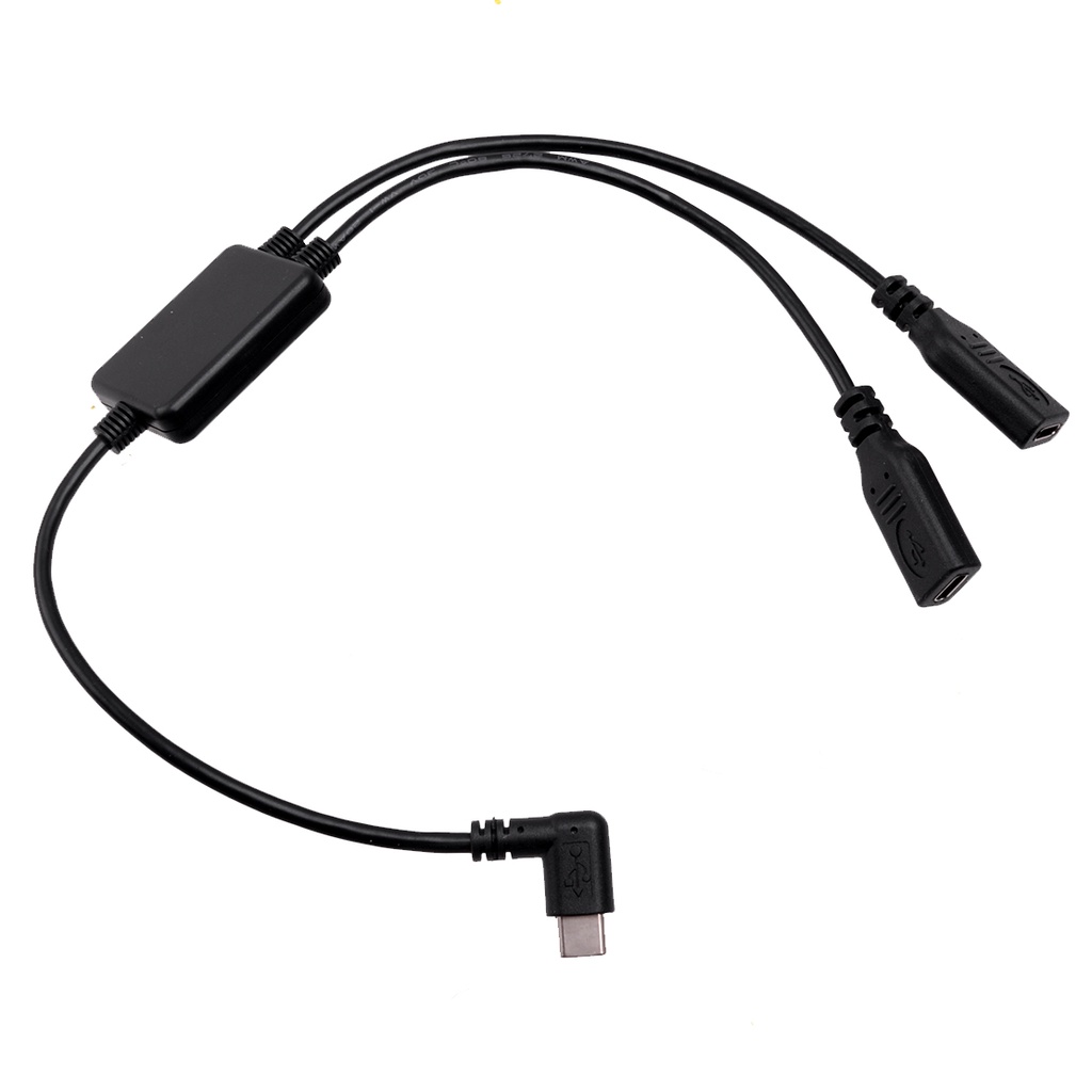 Type C USB 3.1 Male to 2 Female Extension Data Charger Cable Y Splitter Shopee Malaysia