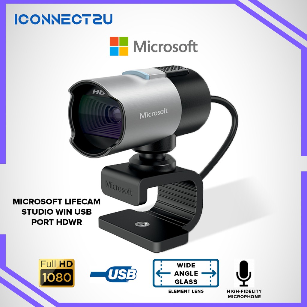Microsoft Lifecam Studio Win Usb Port Hdwr Mic-Q2F-00017 | Shopee Malaysia