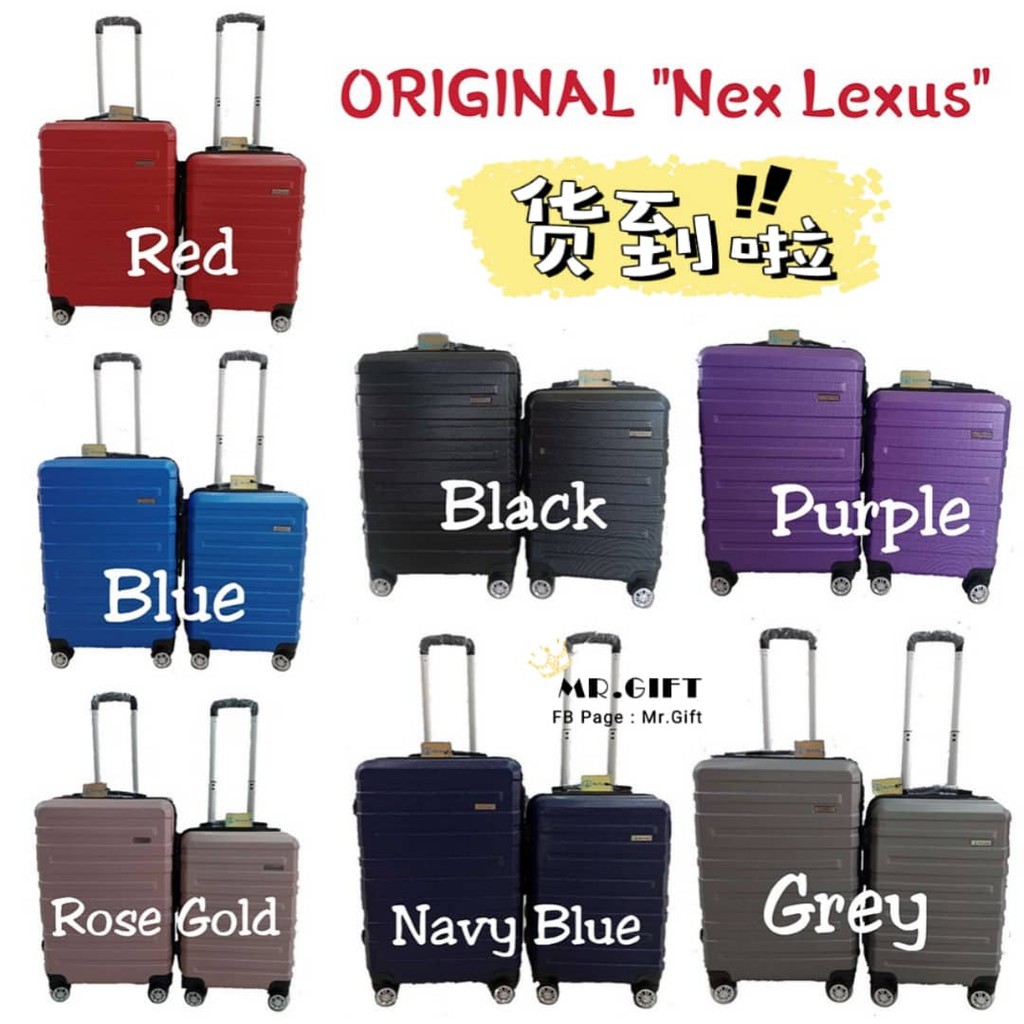 Nex cheap lexus luggage