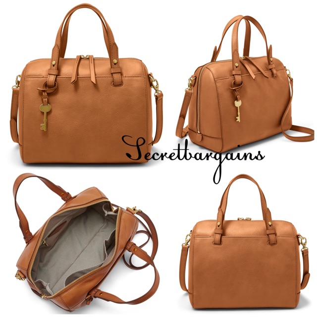 Fossil Rachel Satchel Tan Shopee Malaysia