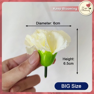 (1PCS) Carnation Soap Flower with Fragrance Scent, Artificial Flower ...