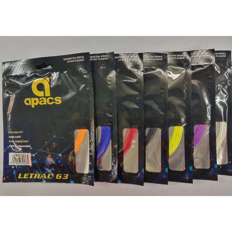Apacs Lethal 63 (1pcs) No include Stringing Original Badminton String ...