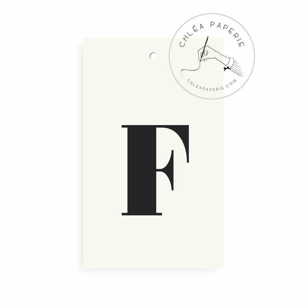 Gift Tag / Alphabet F / Hang Tag | Shopee Malaysia
