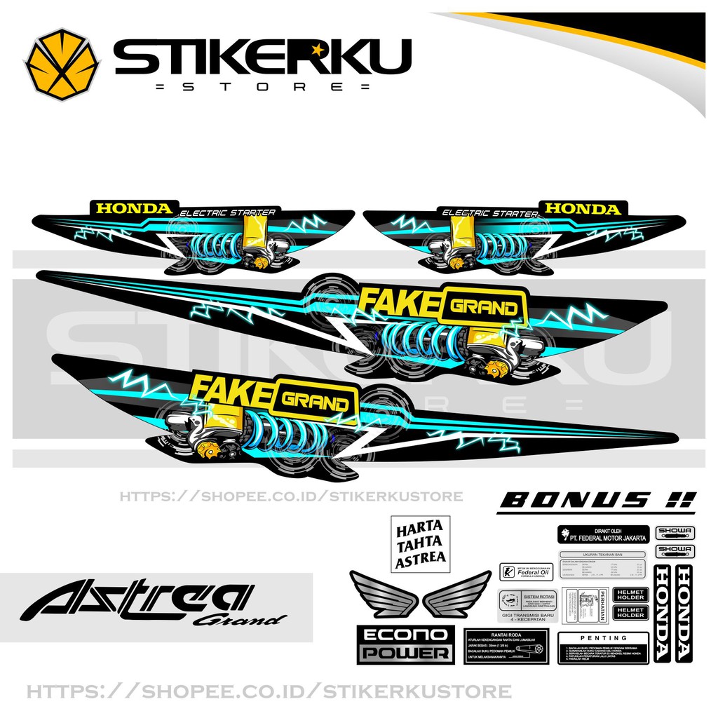 Astrea FAKE GRAND STRIPING / ASTREA STICKER / ASTREA STICKER