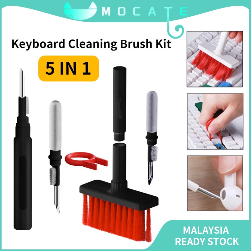 5-in-1Multifunctional Cleaning Keyboard Cleaning Brush Earphone ...