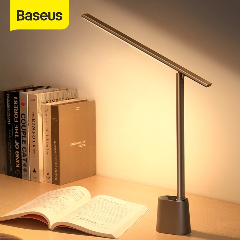 Baseus LED Table Lamp Smart Auto Brightness Bedroom Bedside Office ...