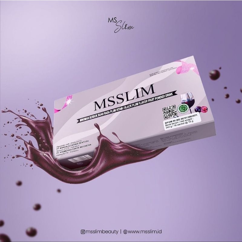 MS BLACK / MS SLIM BY MSGLOW 💯 Free Shaker ( Fiber Drink ) | Shopee ...