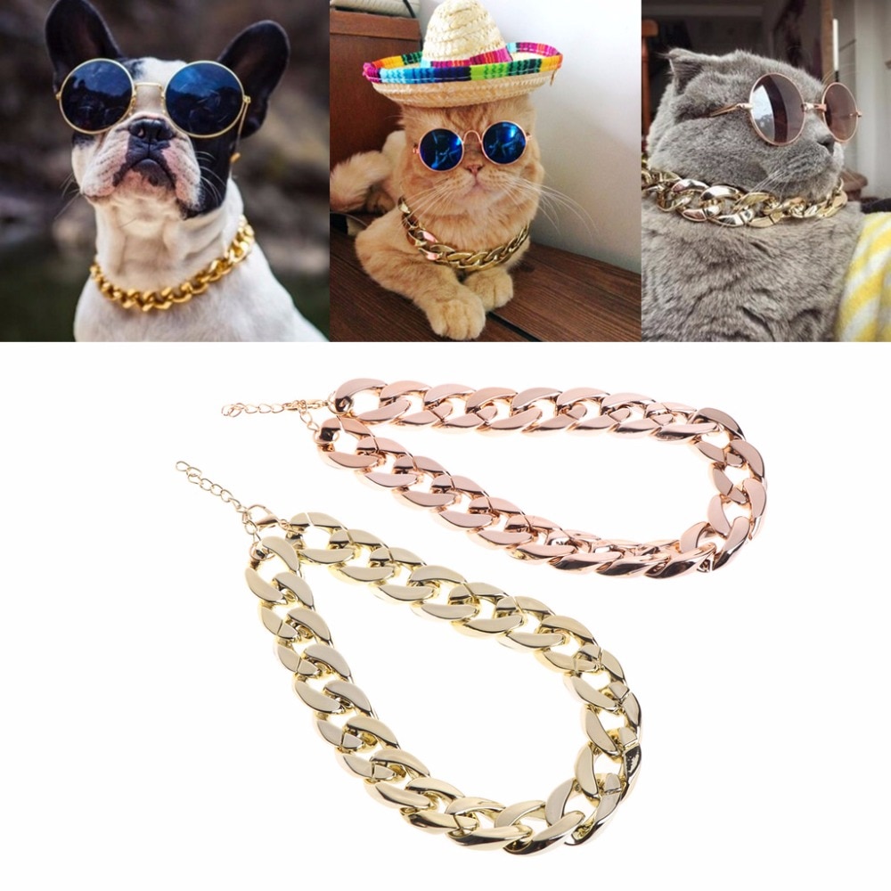 Thick gold best sale chain for dog