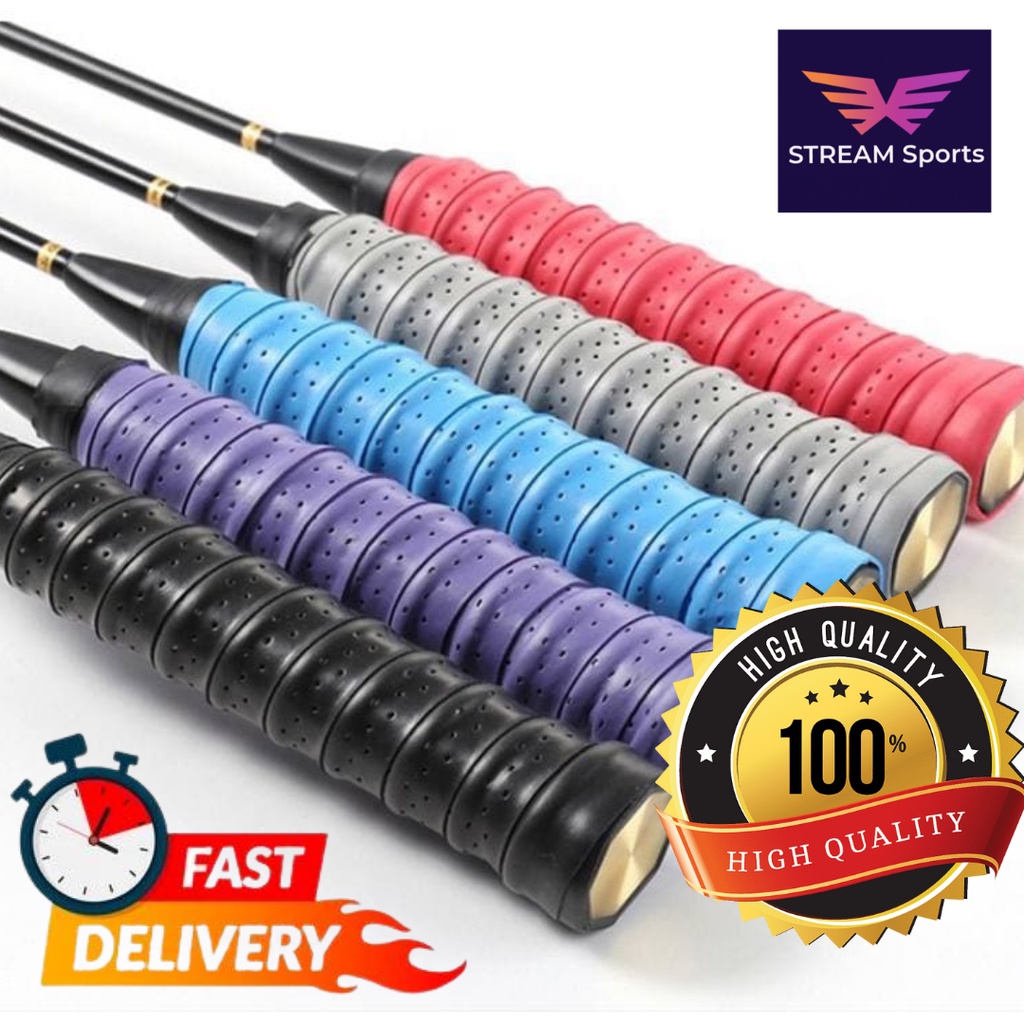 Racket Anti-slip grip [High Quality] Badminton Tennis Squash Fishing ...