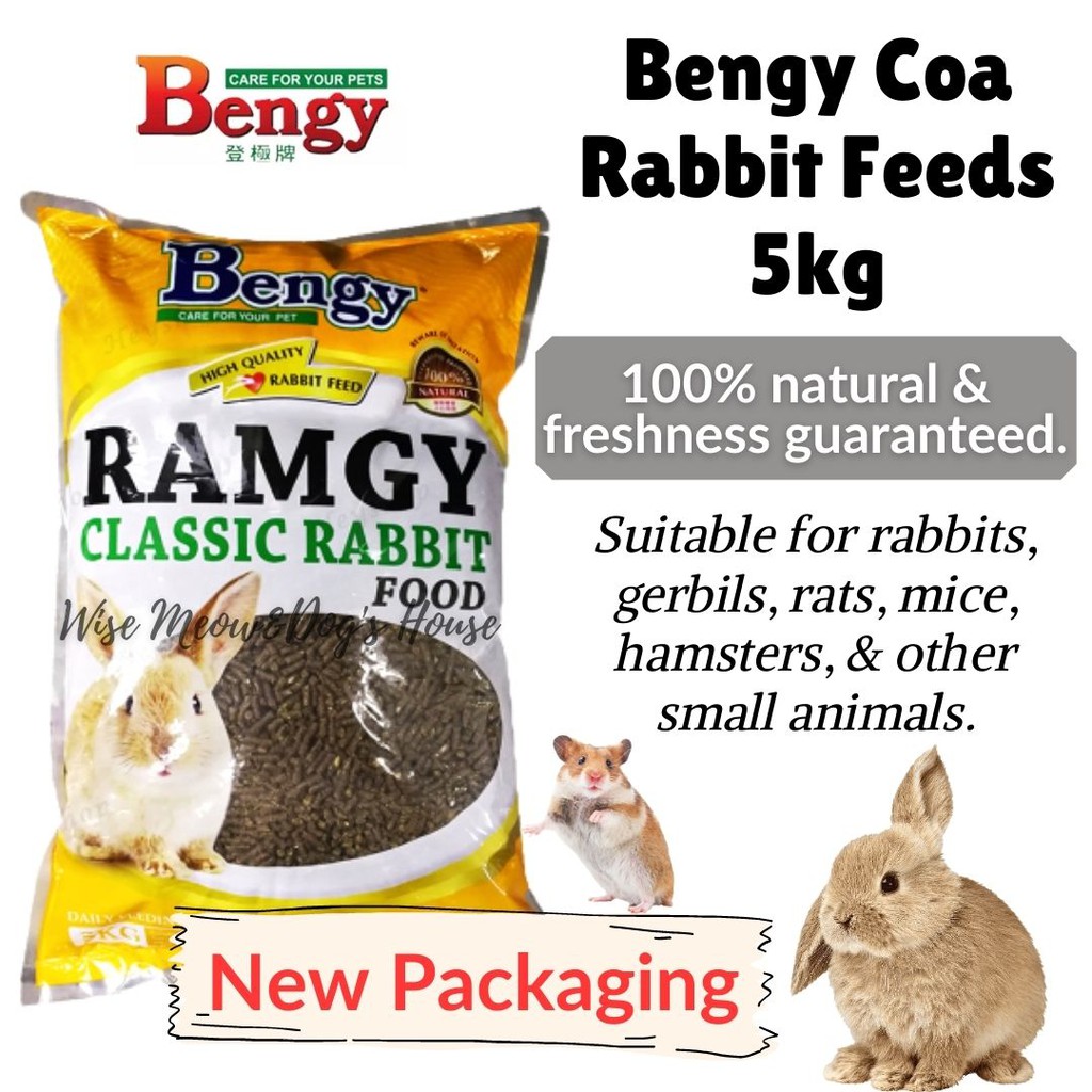Bengy Coa Rabbit Food 5kg / Makanan Arnab Pellet High Quality Rabbit ...