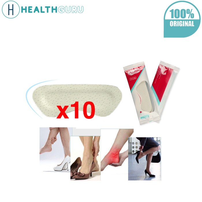 HealthGuru Comfortable Heel Plaster Back Ankle Plaster Cushion Insole ...