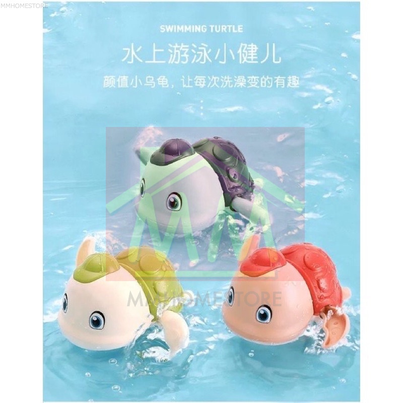 🔥Ready Stock🔥Baby Bath Toy Clockwork Turtle Toys Bathtub Pool Swimming ...