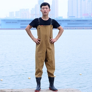 Good Quality】Fishing Pants Waterproof Pants Wader Rain Pant Belt