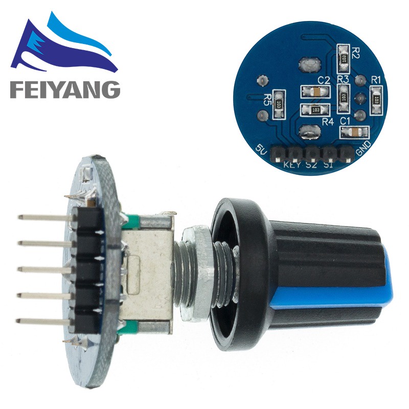 Rotary Encoder Module for Arduino Brick Sensor Development Round Audio ...