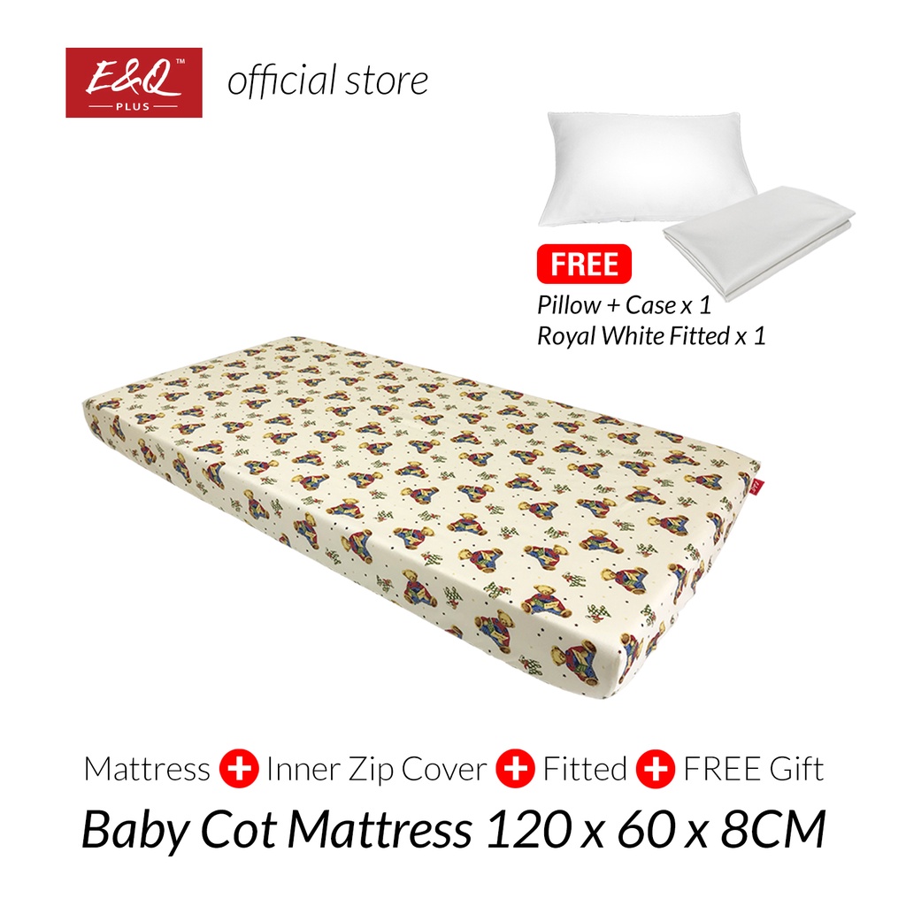 ENQ Quality Baby Cot Mattress Set / Baby Tilam / Comfortable Mattress