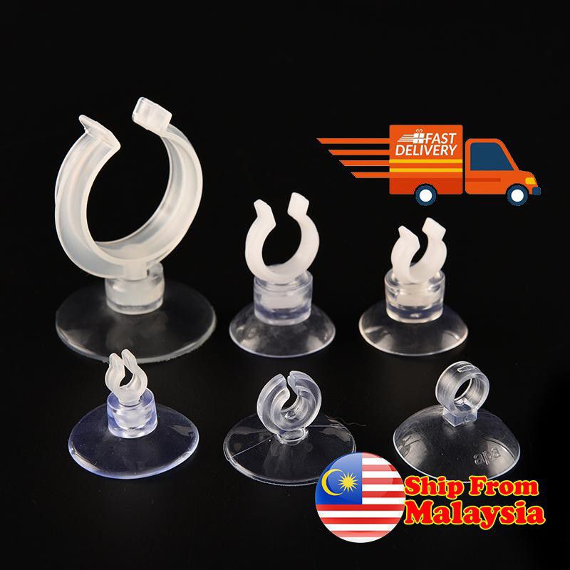 🔥 Ready stock🔥5mm Fish Tank Suction Cup Sucker Holders for Aquarium Air