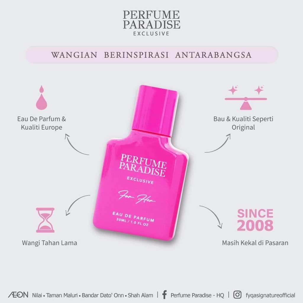 PERFUME PARADISE BY BELLA FOR HER 2ND FLAVOUR Shopee Malaysia