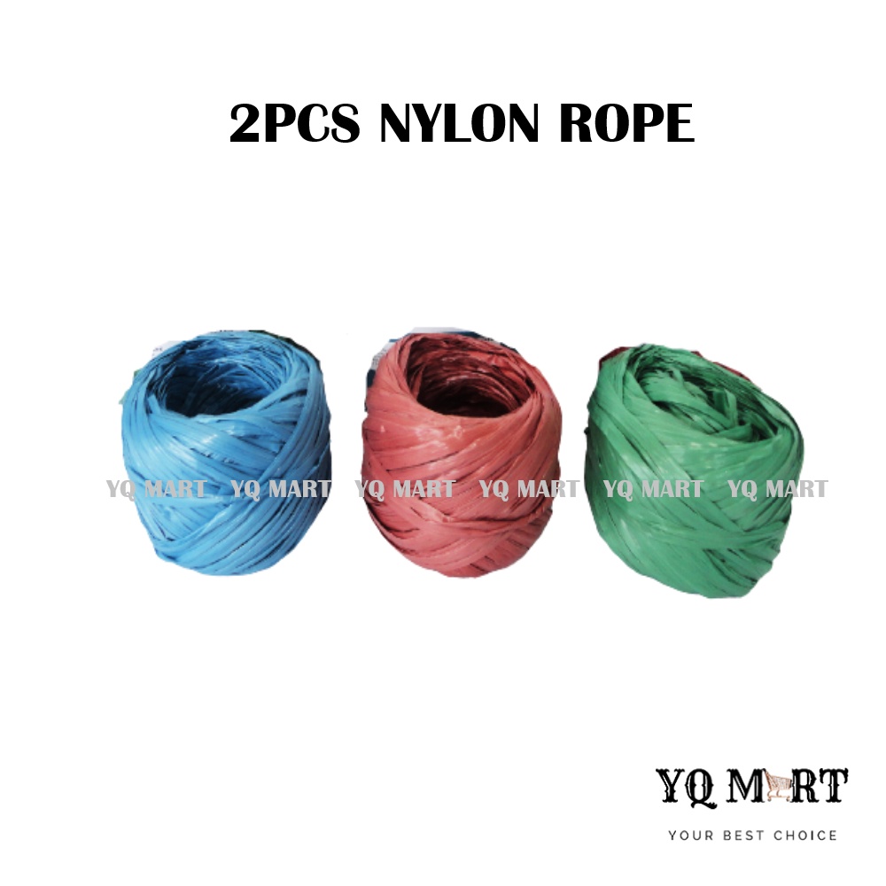 2PCS Nylon Rope/ Thick Rope/ Plastic Rope/ Tali Rafia