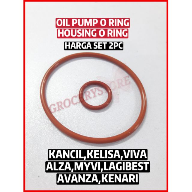 Oil Pump O Ring(Silicone)Adapter Housing O Ring Perodua Kancil Kelisa