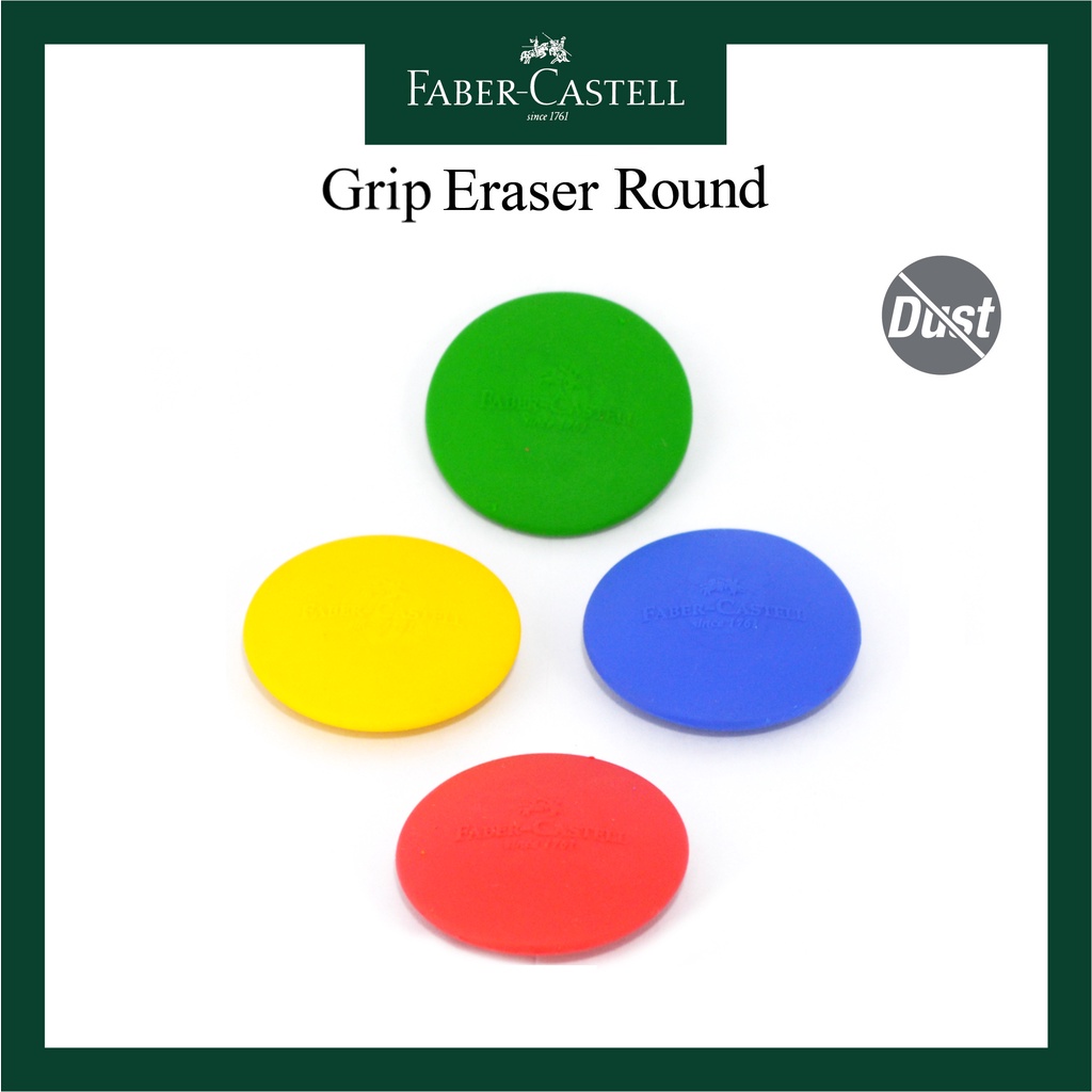 Crayon Faber Castell Round Eraser/Grip Eraser Round | Shopee Malaysia