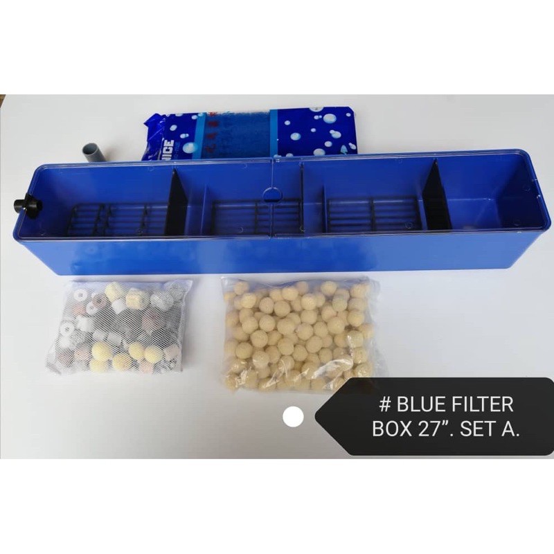 Aquarium Filter Media Set For Top Filter Box Aquarium Large 27 inch (68 ...