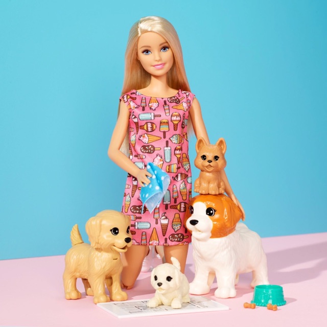Barbie Doggy Daycare Doll Pets Shopee Malaysia