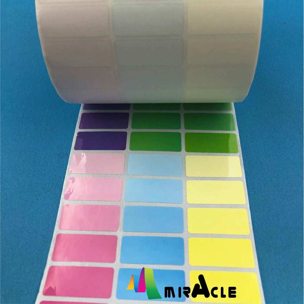 Name Sticker/ Sticker Nama / Customized Stickers & Labels ( Mix colour ...