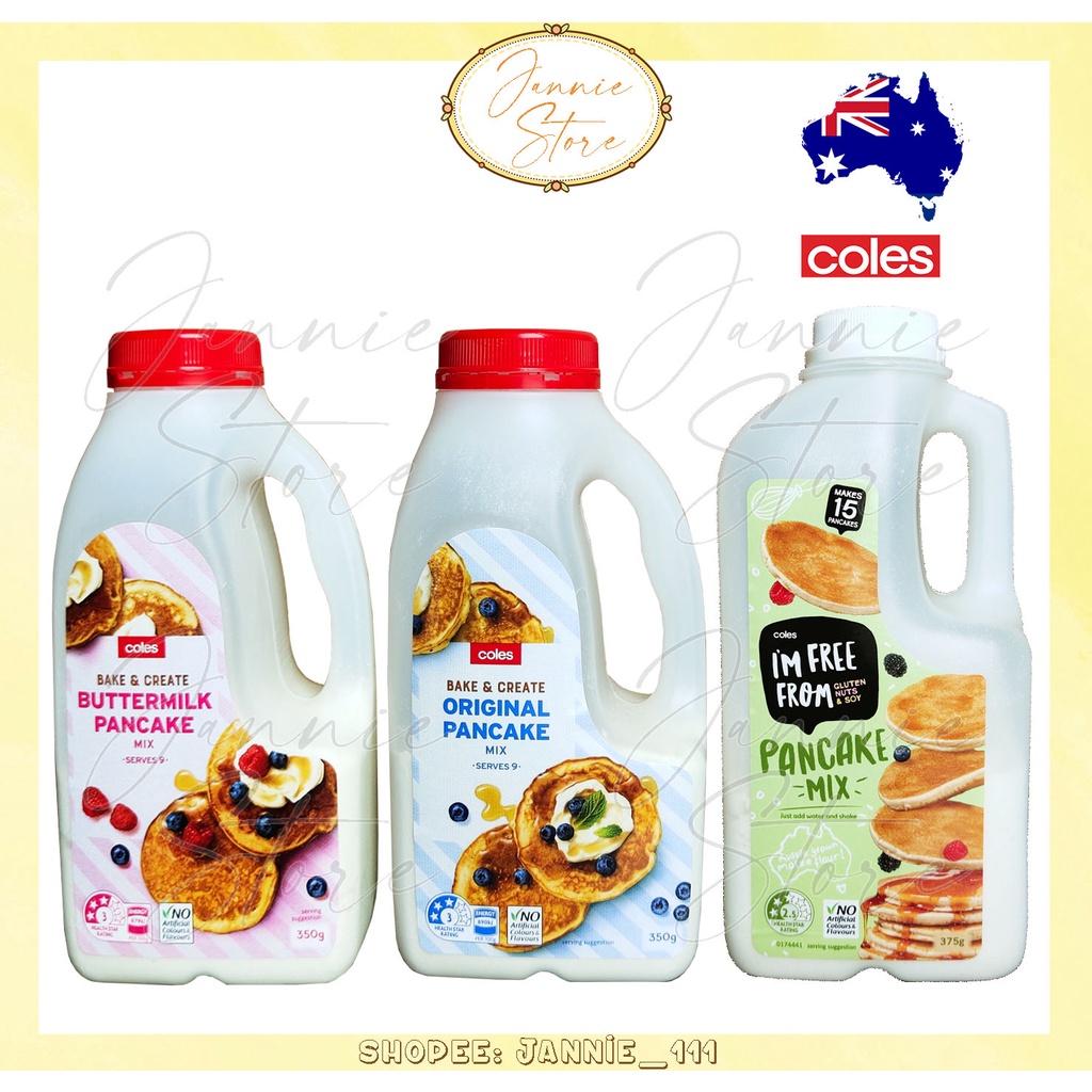 COLES Pancake Shake Mix Original / Buttermilk / Pancake & Pikelet Mix