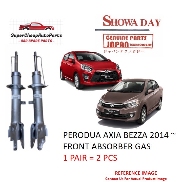 JAPAN SHOWA DAY PERODUA AXIA BEZZA FRONT ABSORBER SET HEAVY DUTY ...