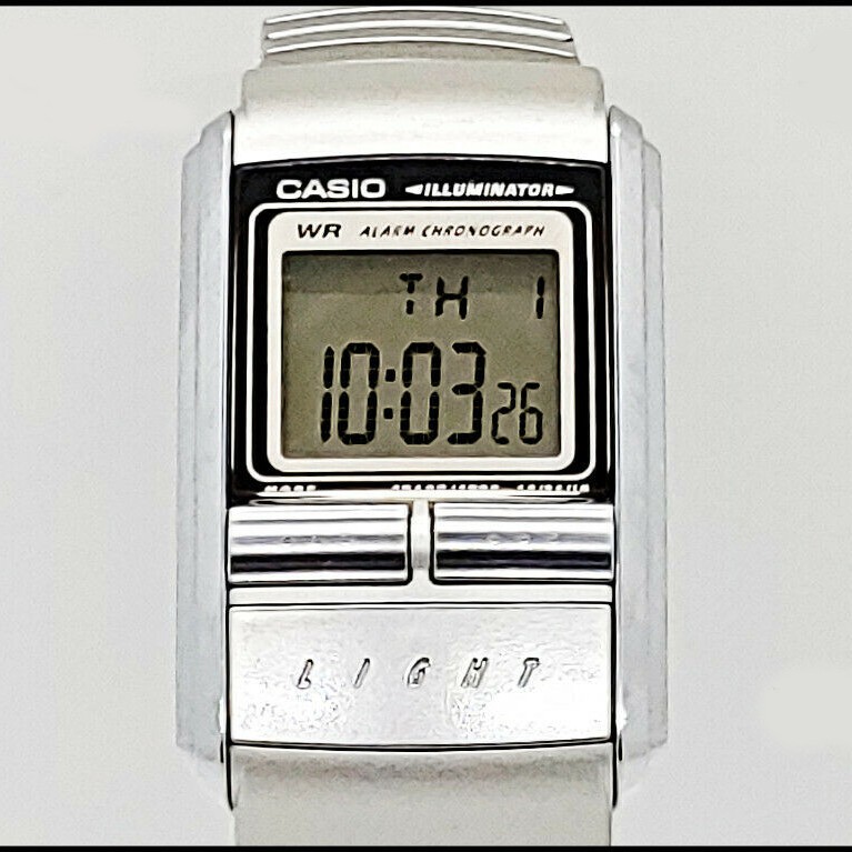 Casio LA 200 Futurist Illuminator Alarm unisex wristwatch Shopee Malaysia