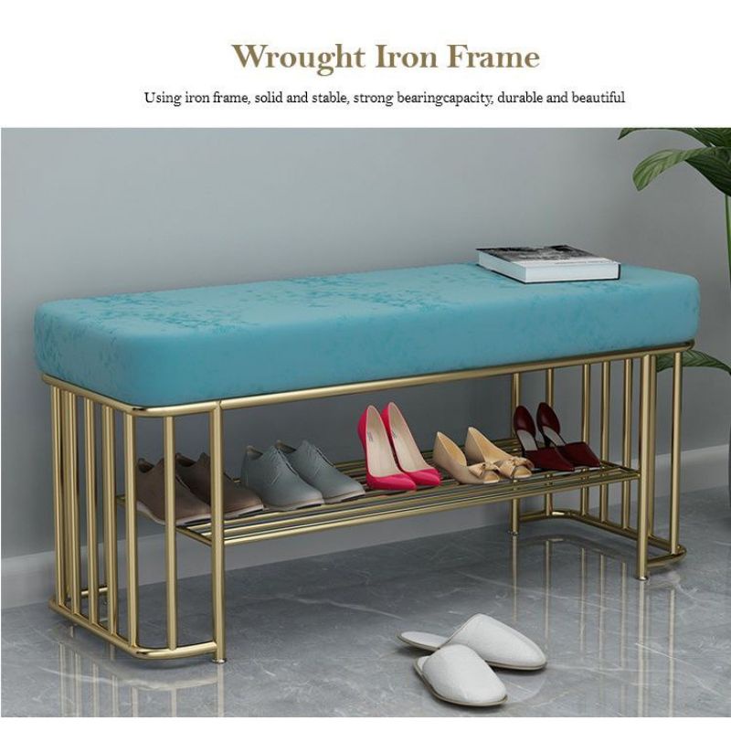 LUXURY SHOE RACK WITH CUSHION rak kasut dengan kusyen Shopee Malaysia