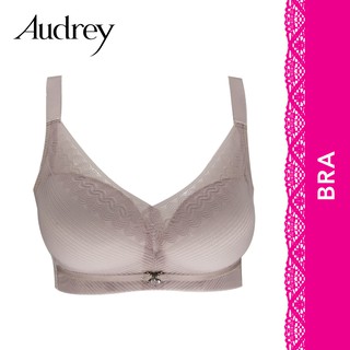 Audrey Style Wireless 5/8 Moulded Push Up Fashion Bra - B Cup Size 73-8150